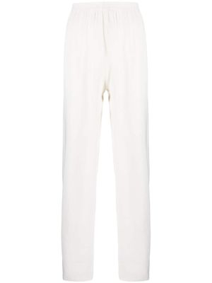Forte Forte pantalon à taille élastiquée - Blanc