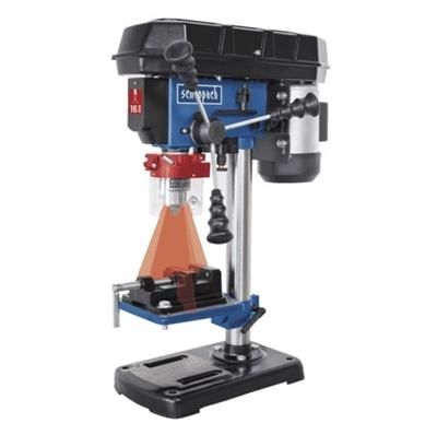 Scheppach Tafelboormachine DP16VLS 500W snelspanboorkop 3 tot 16mm 600 - 2600 rpm