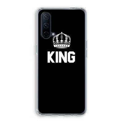 King zwart: OnePlus Nord CE 5G Transparant Hoesje