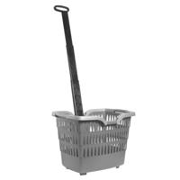 ROTO voormand kliksysteem | 20 liter | kunststof | grijs | stuurklem