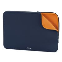 Hama Laptop-sleeve Neoprene, schermgrootte tot 40 cm (15,6) Laptop sleeve Blauw - thumbnail