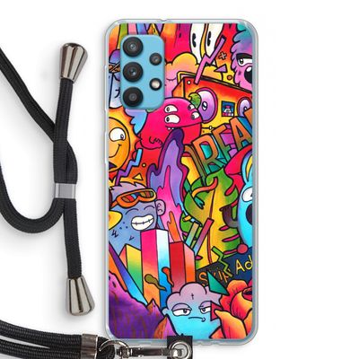 Dreams: Samsung Galaxy A32 4G Transparant Hoesje met koord
