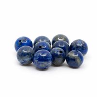 Edelsteen Losse Kralen Lapis Lazuli - 10 stuks (10 mm) - thumbnail