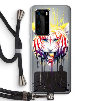 Fading: Huawei P40 Pro Transparant Hoesje met koord