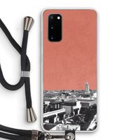 Marrakech Skyline : Samsung Galaxy S20 Transparant Hoesje met koord