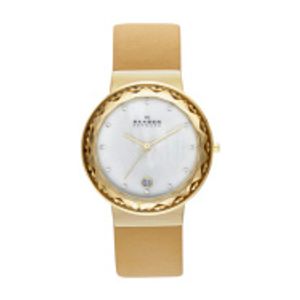 Horlogeband Skagen SKW2166 Leder Bruin