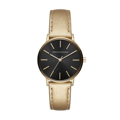Horlogeband Armani Exchange AX5546 Leder Doublé 18mm