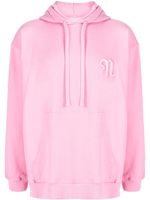 Nanushka hoodie en coton biologique à logo brodé - Rose