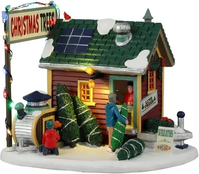 Lemax tiny house tree lot verlicht kersthuisje Vail Village 2022