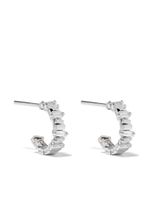 Suzanne Kalan petites boucles d'oreilles en or blanc 18ct ornées de diamants - Argent - thumbnail