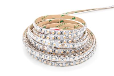 LED strip 9.6W 610 lumen 24V 120 led meter 5 meter IP65 2700K dimbaar 127-119