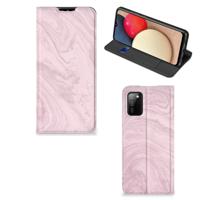 Samsung Galaxy M02s | A02s | Standcase | Marble Pink - Origineel Cadeau Vriendin