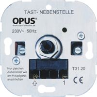Opus tastdimmer en schakelaar Master / Slave om op meer dan een plaats verlichting te bedienen