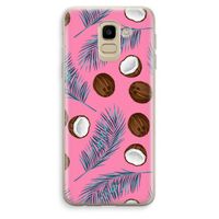 Kokosnoot roze: Samsung Galaxy J6 (2018) Transparant Hoesje