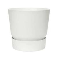 ELHO Greenville 30 ronde bloempot - Buiten - Ø 29,5 x H 27,8 cm - Wit