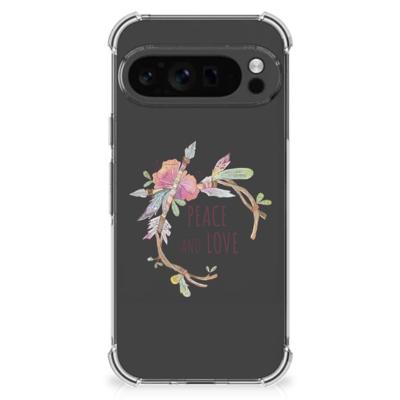 Google Pixel 9 Pro XL Stevig | Bumper Hoesje | Boho Text