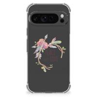 Google Pixel 9 Pro XL Stevig | Bumper Hoesje | Boho Text