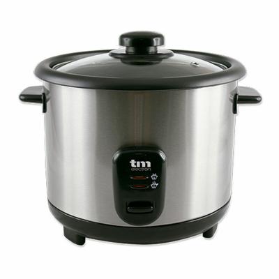 Rijstkoker TM Electron Staal Glas Roestvrij staal 500 W 1,5 L