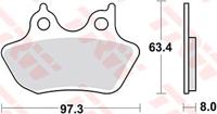 TRW Brake pad mcb 778 sh sintered metal