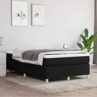 Boxspring bed 120x200 cm stof zwart