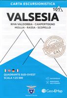 Wandelkaart - Topografische kaart 101 Valsesia - Riva Valdobbia | Geo4Map