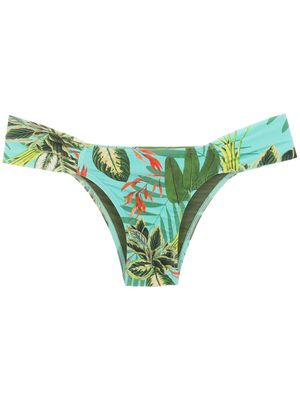 Lygia & Nanny bas de bikini Ritz à imprimé tropical - Vert
