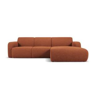 Windsor & Co Lola Hoekbank met Chaise Longue Rechts - Bouclé - Bruin