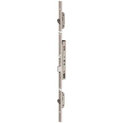 ABLOY EL466 Veiligheidspaniekmeerpuntssluiting | enkelzijdig krukgestuurd | zelfvergrendelend | SKG*** | DM35mm | PC92mm | voorplaat RVS 24x2000mm