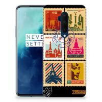 OnePlus 7T Pro | Silliconen Back Cover | Postzegels