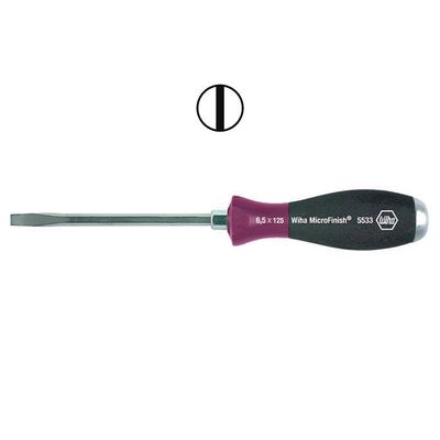 Sleufkopschroevendraaier MicroFinish 5520 10,0 x 200 Wiha