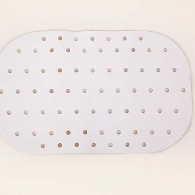 Anti-slip bad- en douchematten - badmat 54x35 cm wit