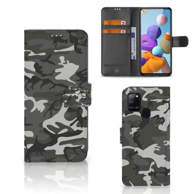 Samsung Galaxy A21s | Telefoon Hoesje | Army Light