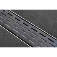 Douchegoot Easy Drain Multi Design Delen Zwart (Alle Maten)
