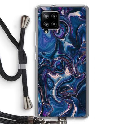 Mirrored Mirage: Samsung Galaxy A42 5G Transparant Hoesje met koord