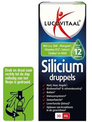 Lucovitaal Voedingssupplementen Silicium Druppels Vloeibaar 30ml 30ml