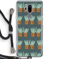 Sansevieria: LG G7 Thinq Transparant Hoesje met koord