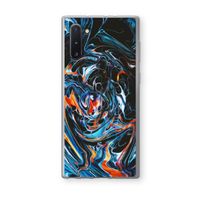 Black Unicorn: Samsung Galaxy Note 10 Transparant Hoesje