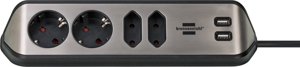 Brennenstuhl brennenstuhl®estilo hoekaansluitdoosstrook met USB laadfunctie 4-weg 2x b eschermend contactdoos & 2 - 1153590410