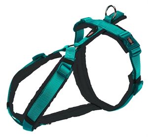 TRIXIE HONDENTUIG PREMIUM TREKKING AQUA BLAUW / GRIJS 70-85X2,5 CM