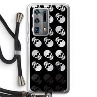Musketon Skulls: Huawei P40 Pro Plus Transparant Hoesje met koord