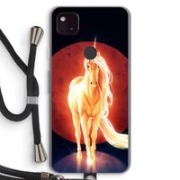 Last Unicorn: Pixel 4a 5G Transparant Hoesje met koord