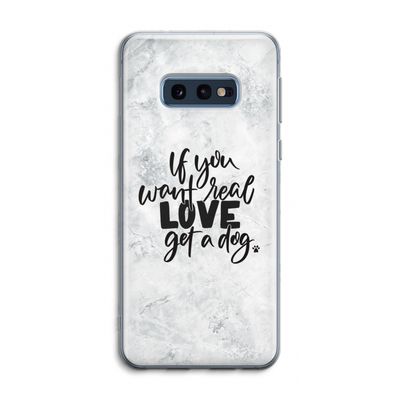 Partner in crime: Samsung Galaxy S10e Transparant Hoesje