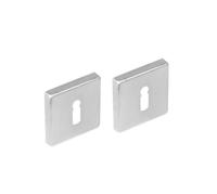 Intersteel rozetten vierkant met sleutelgat losse veer met 7mm nokken 53x8mm - RVS