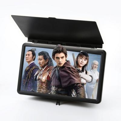 12 inch anti-reflecterende mobiele telefoon Vergrootglas groot scherm projector 3D HD video versterker (zwart)