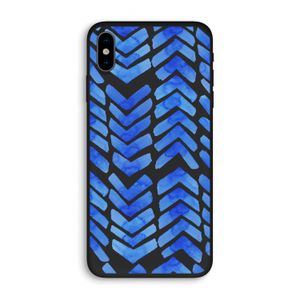 Blauwe pijlen: iPhone XS Biologisch afbreekbaar hoesje