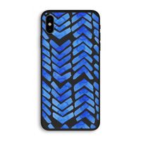 Blauwe pijlen: iPhone XS Biologisch afbreekbaar hoesje