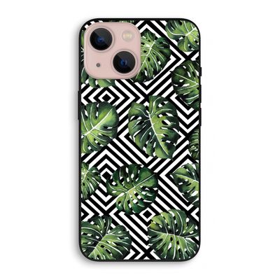 Geometrische jungle: iPhone 13 mini Biologisch afbreekbaar hoesje