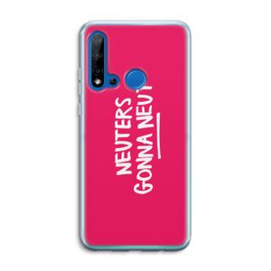 Neuters (roze): Huawei P20 Lite (2019) Transparant Hoesje