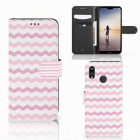 Huawei P20 Lite | Telefoon Hoesje | Waves Roze