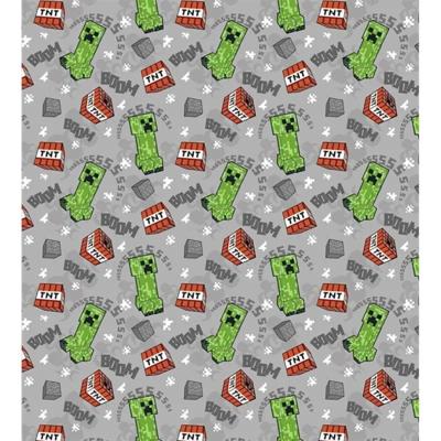 Minecraft fleece plaid 180 x 200 cm - polyester